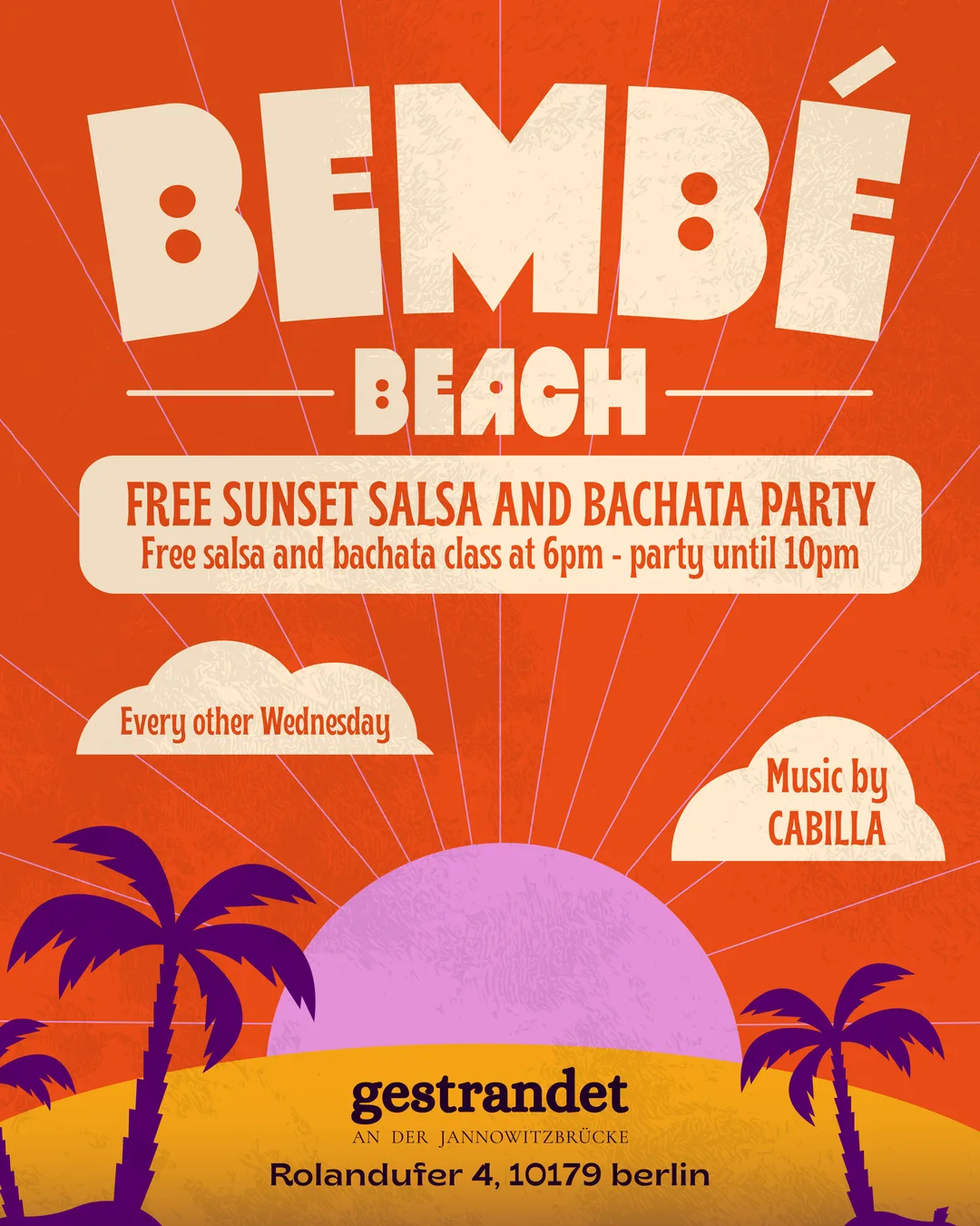 Bembé Beach — Mi., 10. Juni